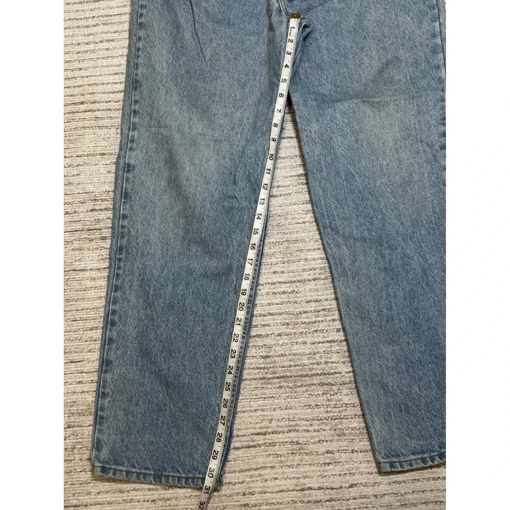 Vintage Sonoma Mens Jeans 38x32 Made in USA Light Wash Straight Leg Denim